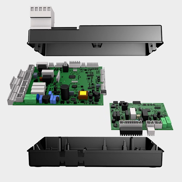 Explosietekening van een besturingssysteem